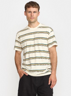 Revolution Striped loose tee Offwhite
