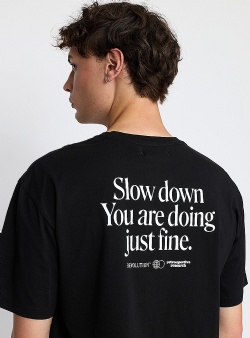 Revolution Slo application tee Black