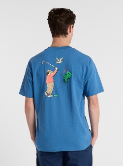 New Balance Athletics relaxed golf cartoon tee Sea stone