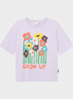 Dedicated Grow up Vadstena tee Thistle purple
