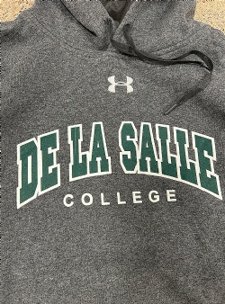 Sportif Vintage De La Salle College hood L, Grey