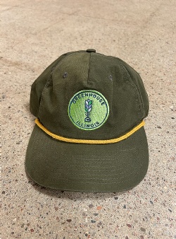 Sportif Vintage Greenhouse Illinoise snapback Militairy green