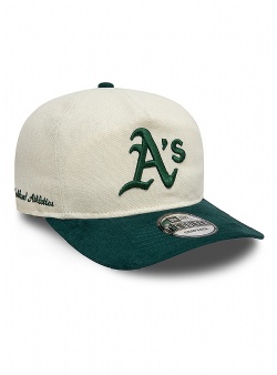 New Era Oakland Athletics golfer snapback Ivory dark green