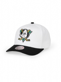 Mitchell and Ness Ducks NHL nostalgic pro crown snapback White black