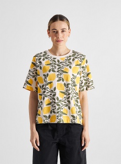 Dedicated Lemon branches Vadstena tee White