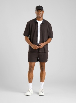 Dedicated Essingen shorts waffle Phantom black