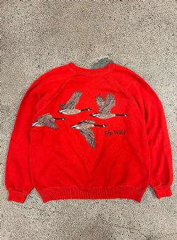 Sportif Vintage Fly wild crew M, Red