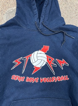 Sportif Vintage Storm Sehs Boys Volleyball hood XL, Navy