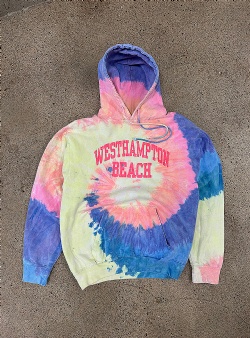 Sportif Vintage Westhampton Beach tie dye hood S/M, Tie dye