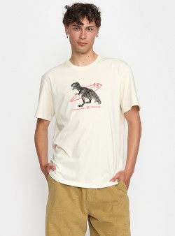 Revolution Din printed tee Offwhite