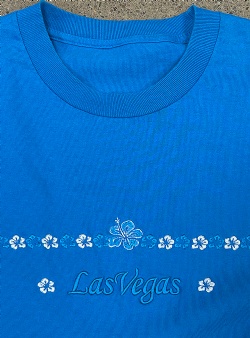 Sportif Vintage Las Vegas tee XL?, Turquoise