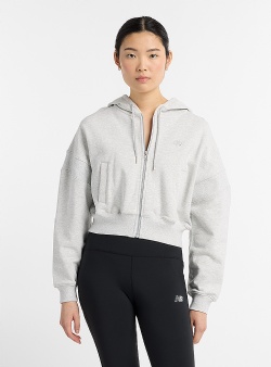 New Balance French terry full zip Ash heather