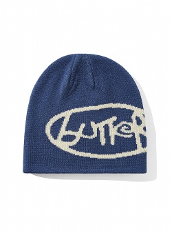 Butter Goods Abseil skully beanie Blue