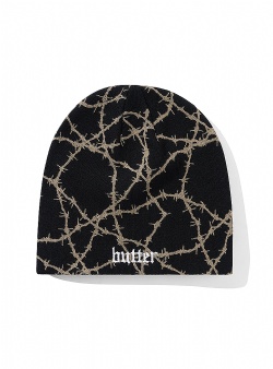 Butter Goods Wired skully beanie Black