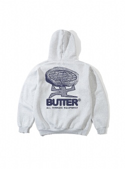 Butter Goods Terrain pullover hood Ash