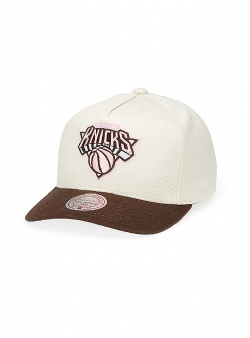 Mitchell and Ness Knicks pastel fusion snapback Sand pink