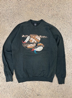 Sportif Vintage Ceramics crew XL, Black