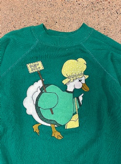 Sportif Vintage Born to shop crew XL, Green