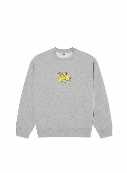Polar Skate Company Dave shy bow crewneck Heather grey