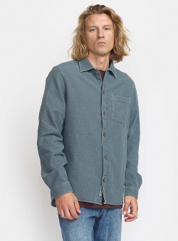 Revolution Structured casual overshirt Dustblue