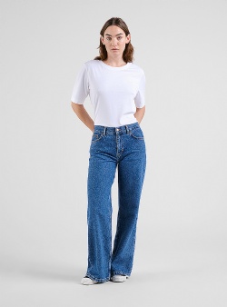 Dedicated Berlin denim pants flare Mid blue