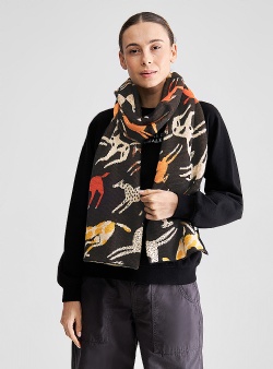 Dedicated Mustang party Rossberga scarf Black