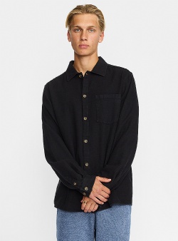 Revolution Structured casual overshirt Black