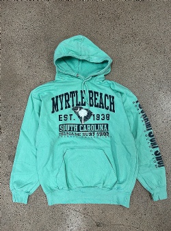 Sportif Vintage Tsunami surf shop crew Turquoise