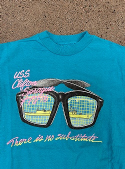 Sportif Vintage USS Clifton Sprague FFG16 tee M, Turquoise