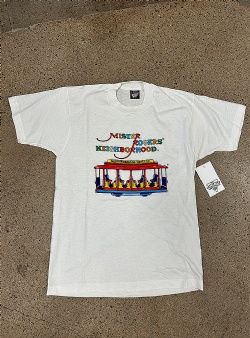 Sportif Vintage Mister Rogers neighborhood tee L, White