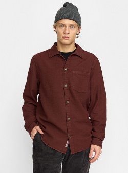 Revolution Structured casual overshirt Burgundy