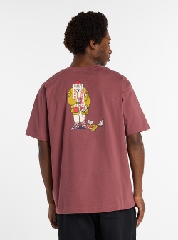 New Balance Spectator tee Washed burgundy