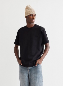 Woodbird Baine basic tee Black