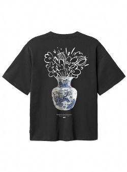 Woodbird Beam ming tee Black