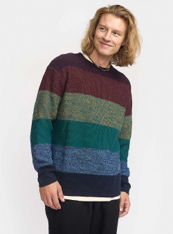 Revolution Striped pearl knit sweater