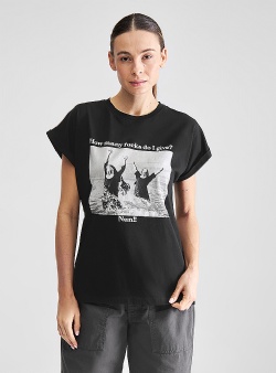 Dedicated Nun given Visby tee Black
