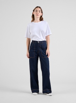 Dedicated Vara denim workwear pants Dark Blue