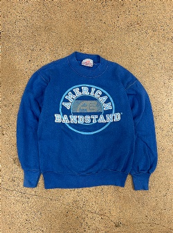 Sportif Vintage American bandstand crew M, Blue