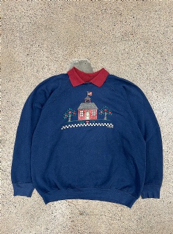 Sportif Vintage ABC 123 crew XL, Navy