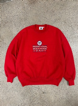 Sportif Vintage Fresno State Bulldogs Dad crew XXL, Red