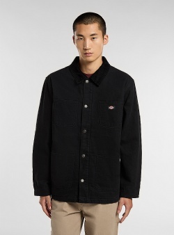 Dickies Chore lined canvas jacket Black