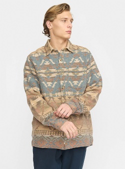 Revolution Inca loose shirt Brown