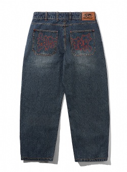Butter Goods Blotch denim jeans Streaky navy