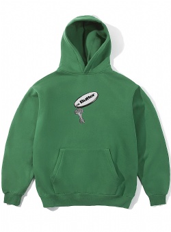 Butter Goods Key chain pullover hood Kelly green