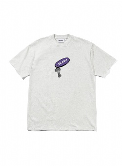 Butter Goods Key chain tee Ash