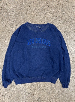 Sportif Vintage New Orleans crew M?, Navy