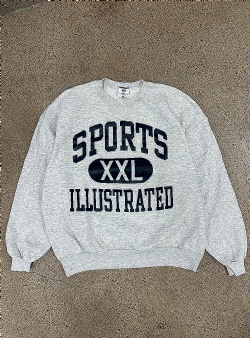 Sportif Vintage Sports Illustrated crew XL, Light grey