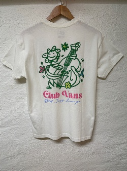 Vans Flower chello tee Marshmallow