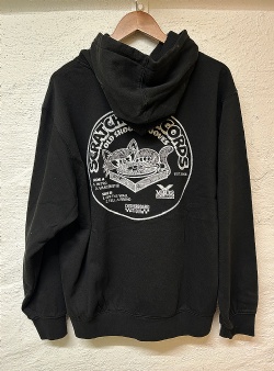 Vans Scratched records pullover hood Black