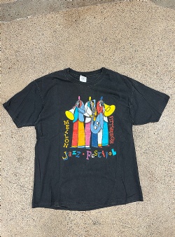 Sportif Vintage Mellon Jazz Festival Pittsburgh tee XL, Black